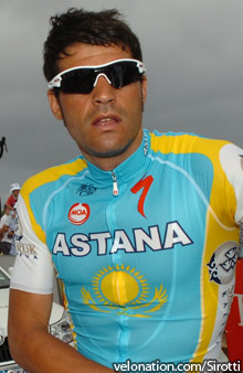 Astana rider Oscar Pereiro